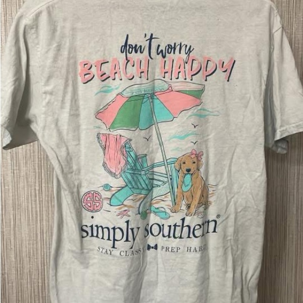 Simply Southern Pastel Beach Graphic Tee